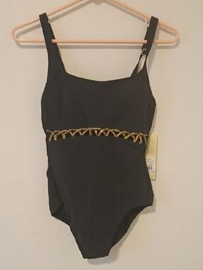 Black One-Piece Swimsuit